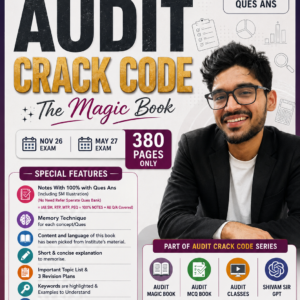 CA Final Audit Crack Code — The Magic Book, Edition 6 by CA Shivam Nagpal — front cover